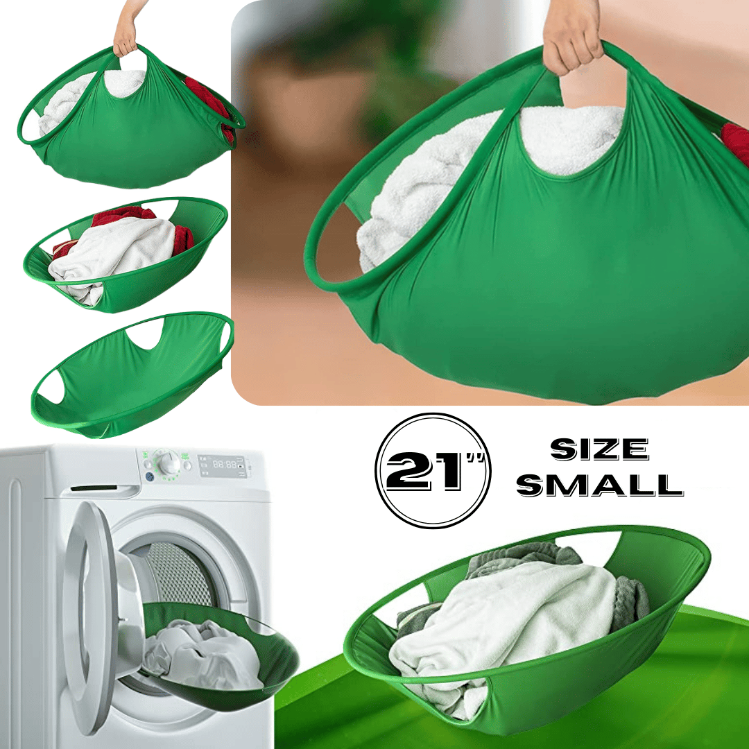 Bargains by Green - CleverMade Collapsible Fabric Laundry Basket