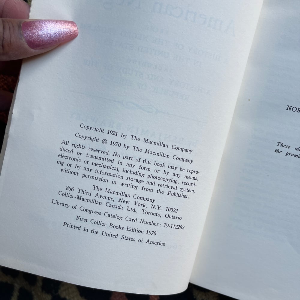 A Social History of the American Negro