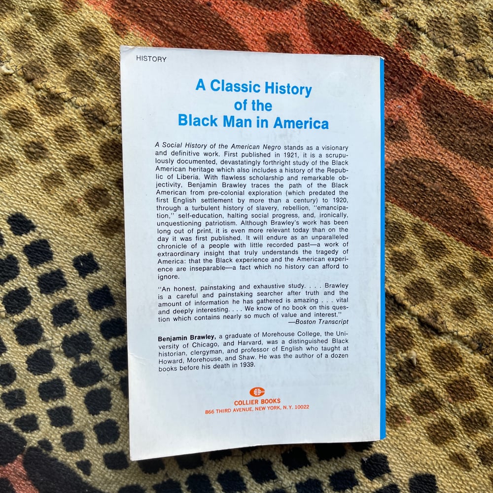 A Social History of the American Negro