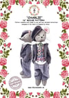 CHARLIE the Mouse 16 inch sewing pattern, with full instructions UK Made