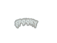 White Spooky "PANTONE XXX" Pin