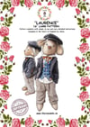 LAURENCE the Lamb 16 inch sewing pattern, with full instructions UK Made