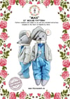 Max The Mouse 10 inch sewing pattern, with full instructions UK Made
