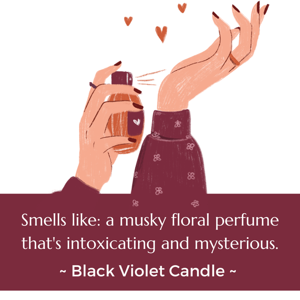 BLACK VIOLET CANDLE