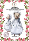 BETHANY the Bear 16 inch sewing pattern, with full instructions made in UK