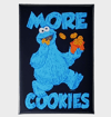 COOKIE MONSTER MORE COOKIES FRIDGE MAGNET / BUTTON