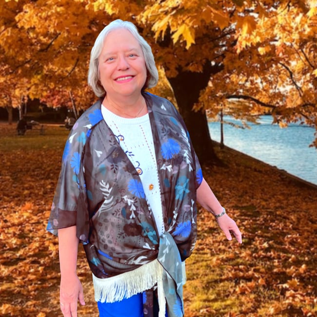 Coffee Shop - Draped Kimono