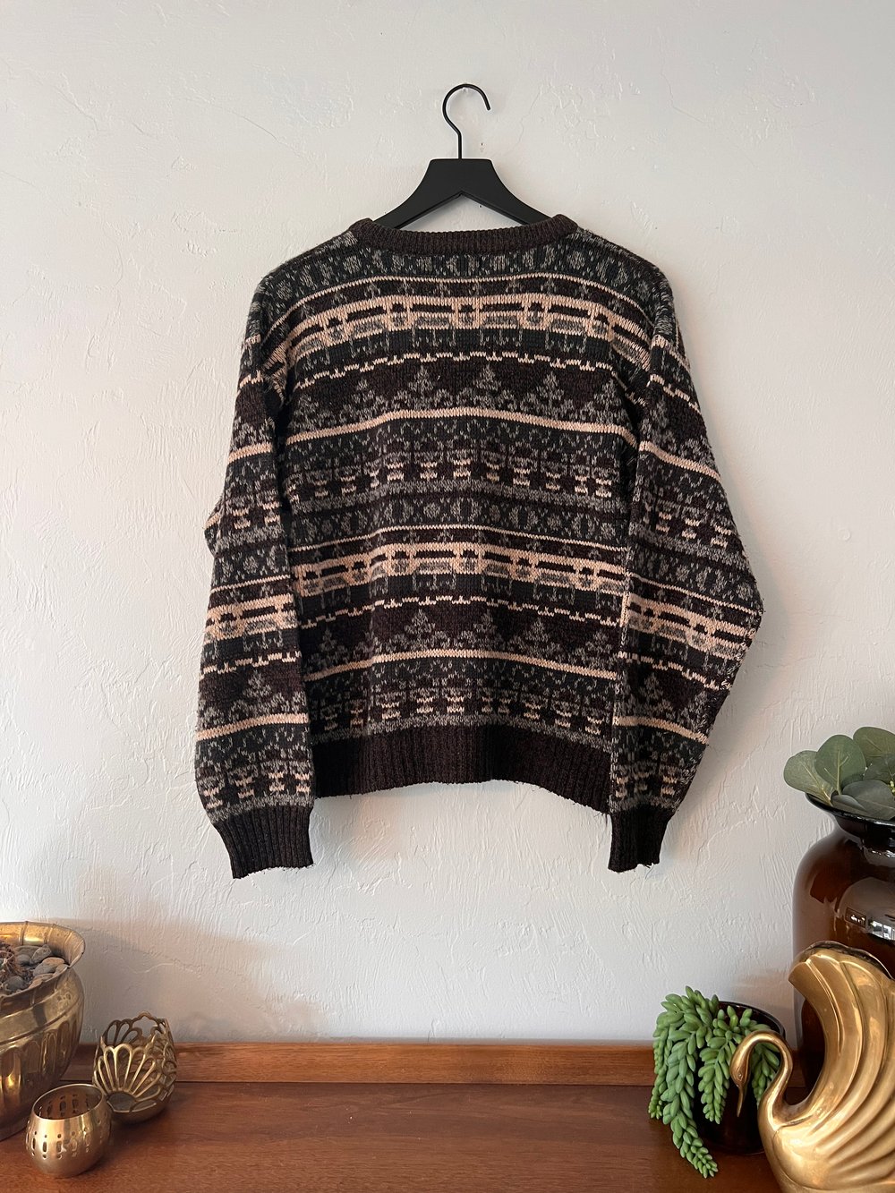 Vintage Basic Editions Brown Sweater (M)