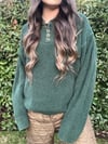 Vintage Eddie Bauer Green Cotton Sweater (L)