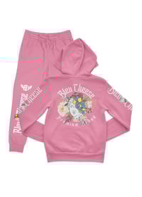 Image 2 of Blue Cheese Goddess Light Blend Ladies Hooded SweatSuit.