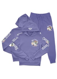 Image 3 of Blue Cheese Goddess Light Blend Ladies Hooded SweatSuit.