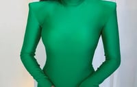 Image 2 of Green- Year round Bodycon dress