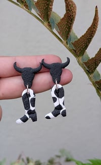 Image 3 of Black & White Cow print 