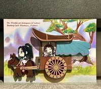 Image 2 of SVSSS Horse Carriage Enamel Pin [IN HANDS]