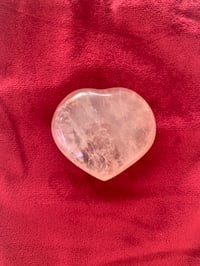 Image of GALET COEUR QUARTZ ROSE