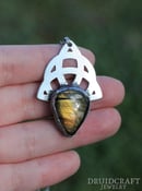 Image 3 of Yellow Labradorite Drop Necklace