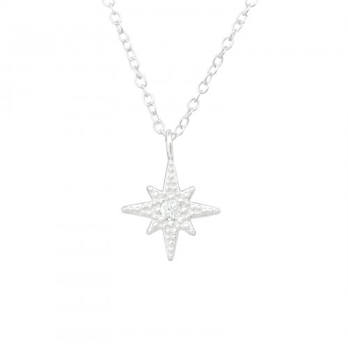 Image of North star necklace (sterling silver)