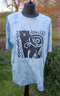 Unisex scrunch dyed bear T size L