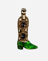 STERLING TAXCO BOOT PENDANT 9.25
