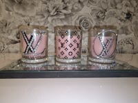 Image 2 of PINK LV JAR CANDLE SET