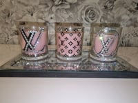 Image 3 of PINK LV JAR CANDLE SET