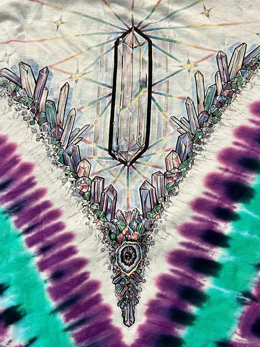 LIQUID BLUE π CRYSTAL TEE