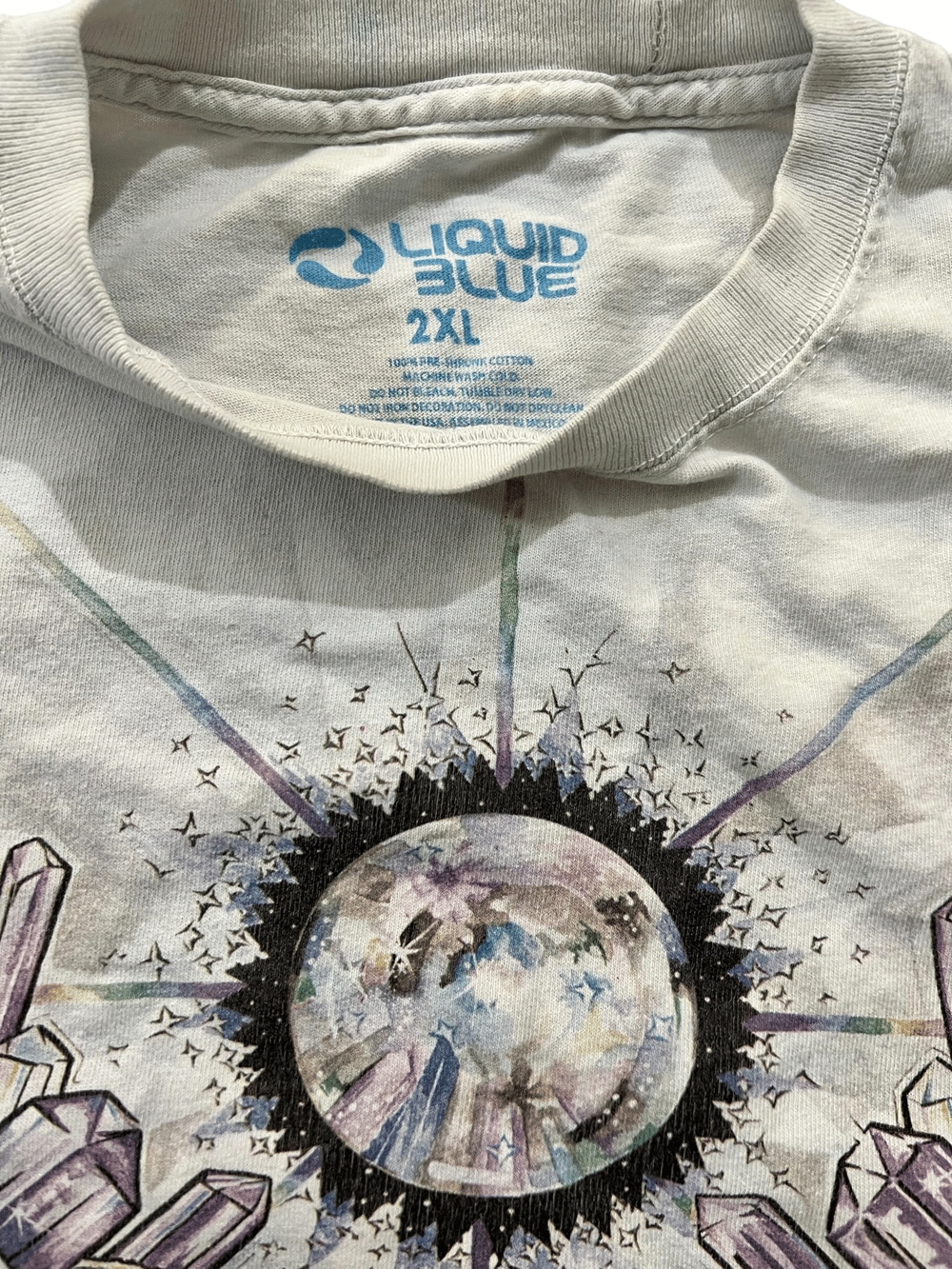 LIQUID BLUE π CRYSTAL TEE