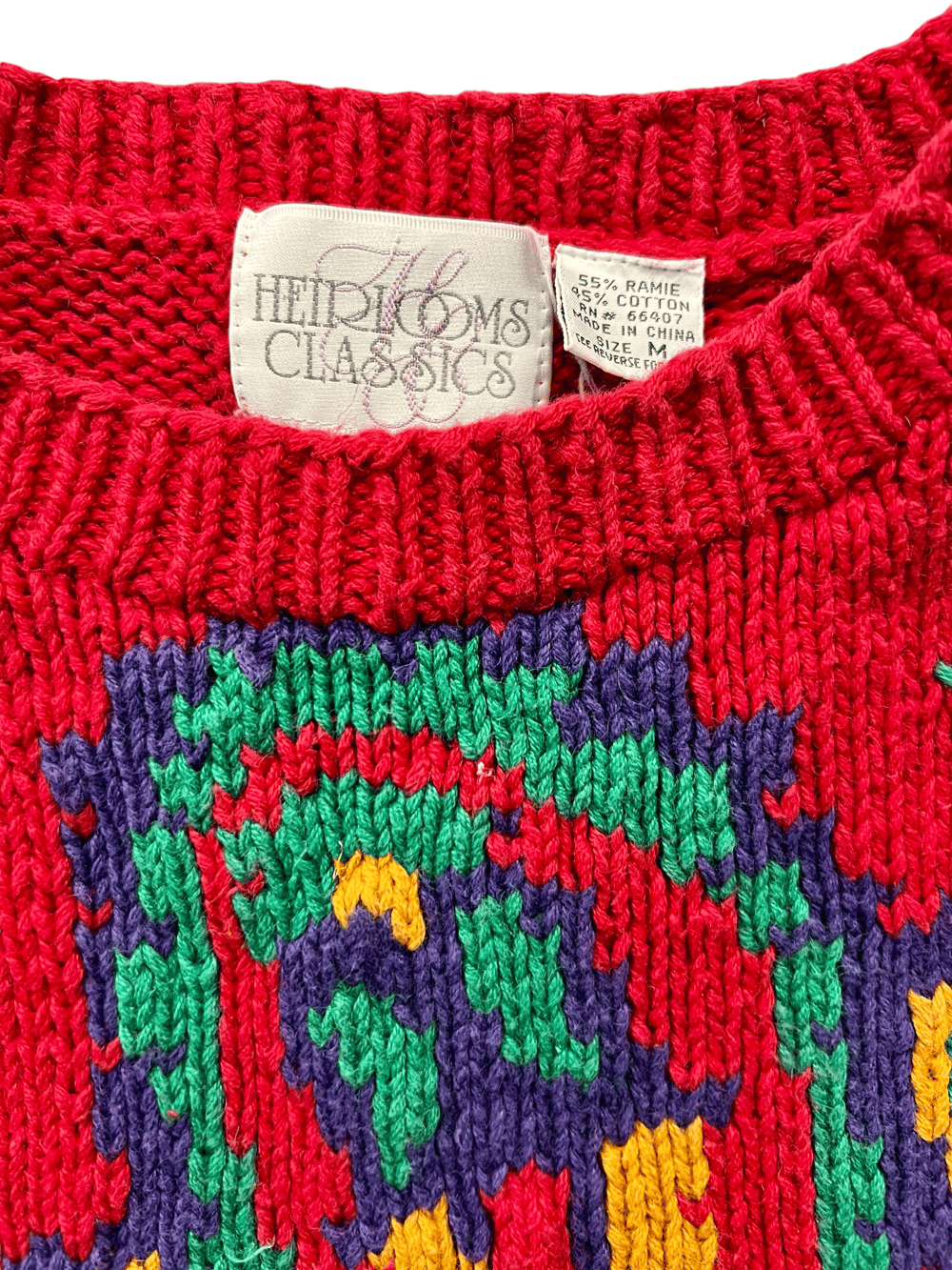 LADY IN RED ❤️🔥 KNIT SWEATER M