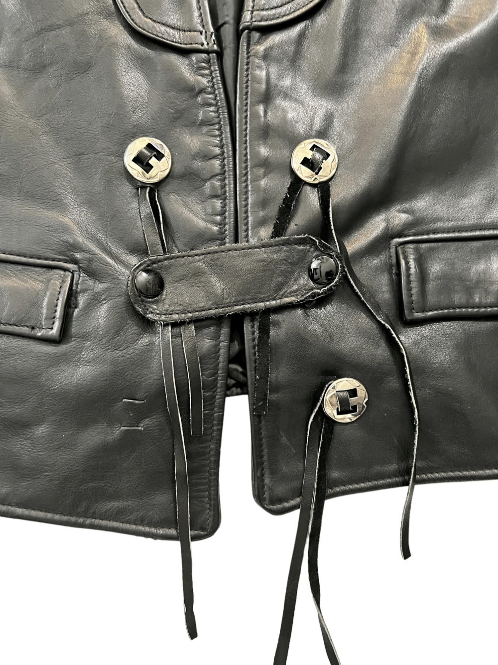 SCHOTT NYC 🪨 LEATHER VEST XL