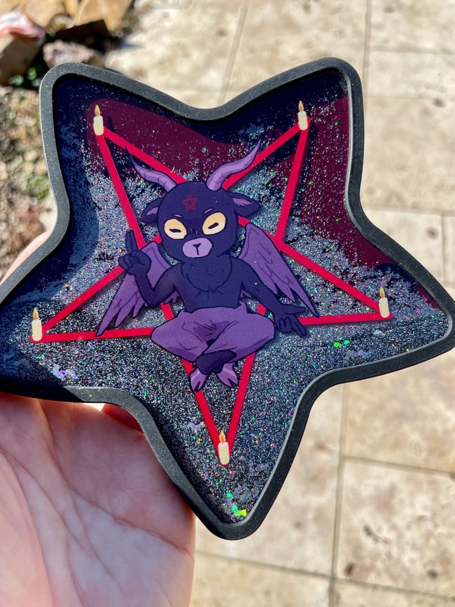 Baphomet Star Coaster