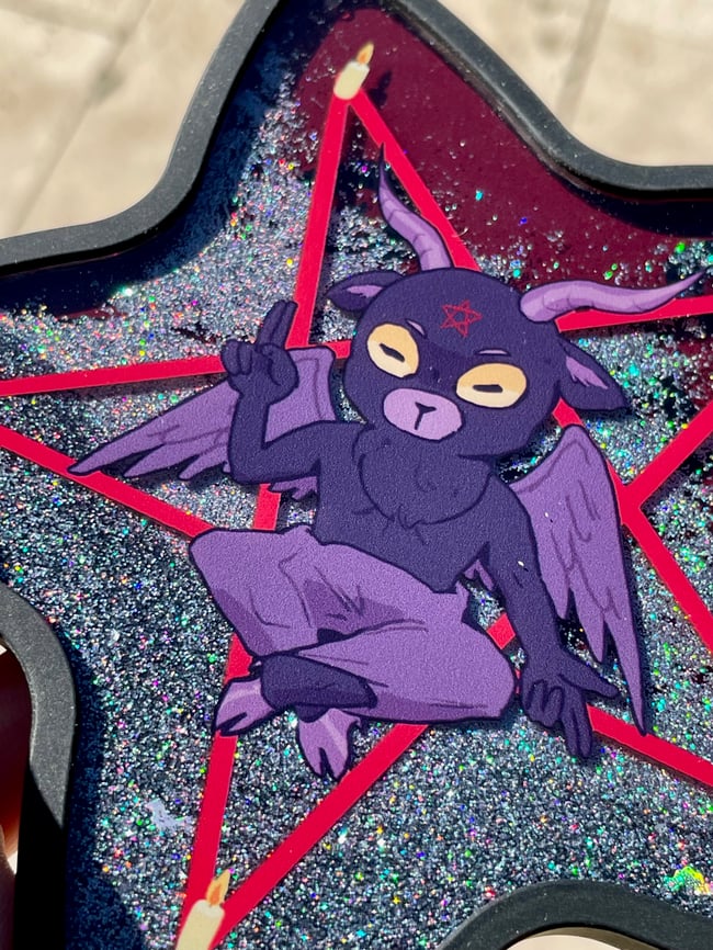 Baphomet Star Coaster