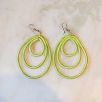 Green Cloth Zulu Earring