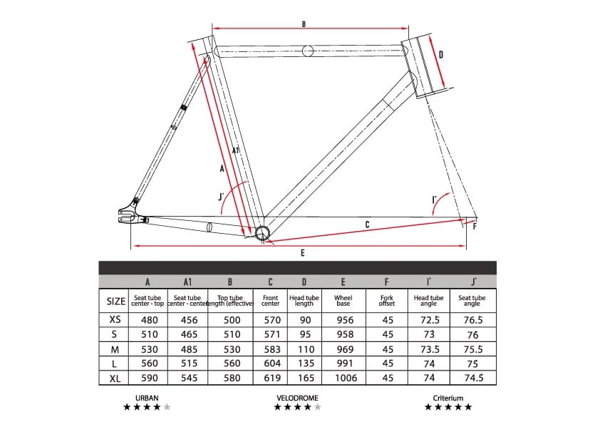 Image of CritD track frameset in Gun Metal