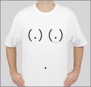 Image of TIT-TEE - White Mens Tee