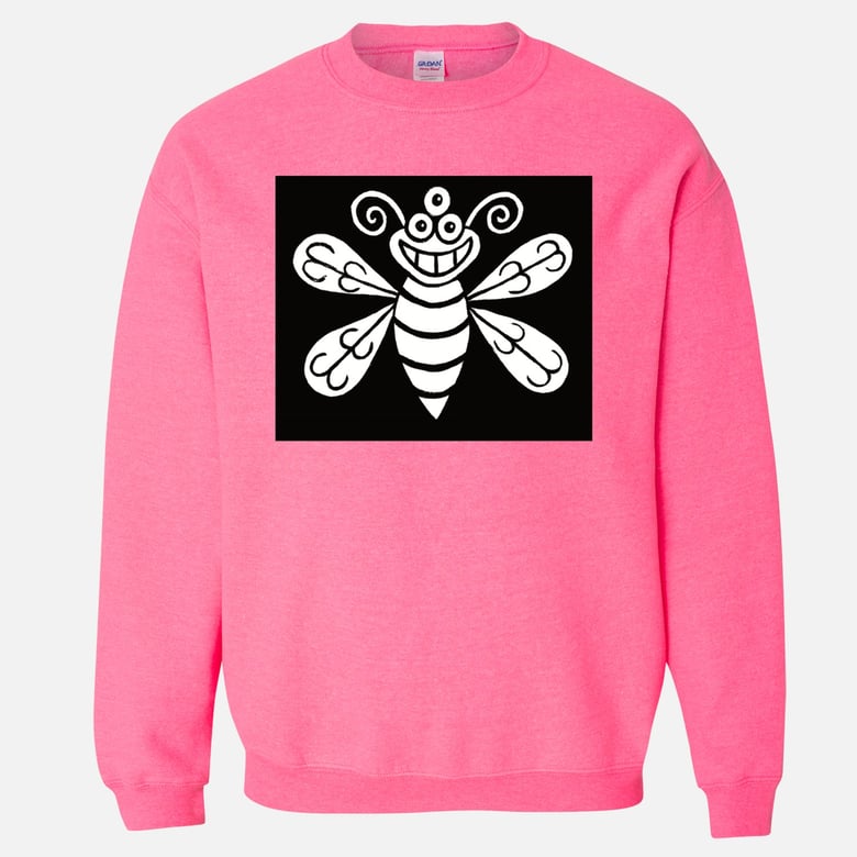 Image of Wonderful Winged Willy Pink crew neck sweatshirt! 