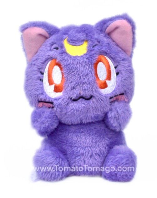 Sailor Moon Amaenbo Plushies - Set of 2 - Luna and Artemis