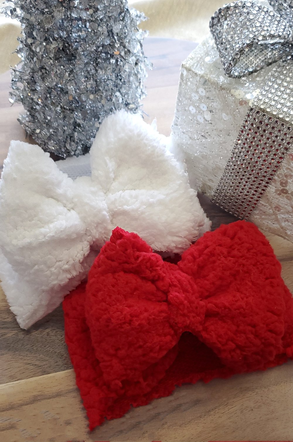 Image of christmas teddy headwraps 