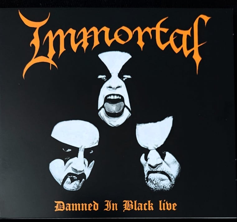 IMMORTAL - DAMNED IN BLACK LIVE (DIGIPAK)