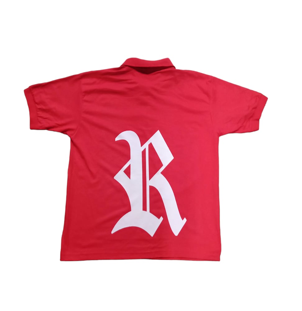 Image of Rebel Outsiders " Red " Collard Shirt 