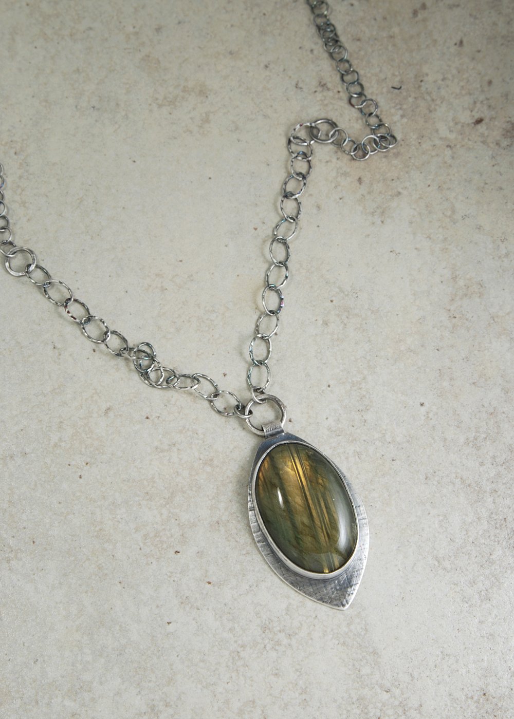 Image of Labradorite & Sterling Silver Necklace