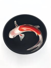 Image 1 of Red back koi, 15.2 cm d 7.5 cm h