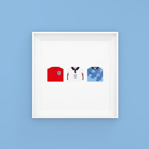 Retro England shirt print