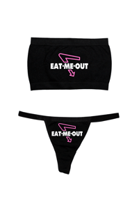 EAT ME OUT TUBE TOP SET