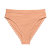 High-Waisted Bikini Bottom - Peach