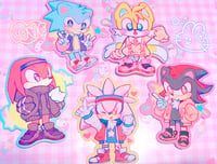 Sonic Drip Keychains & Stickers