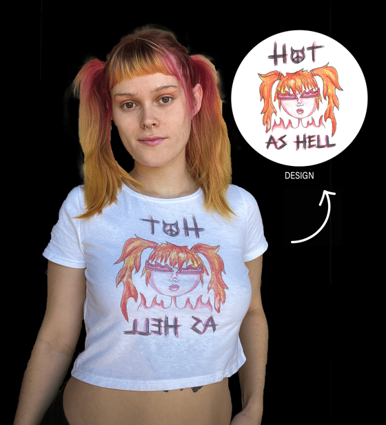 Image of Hot As Hell Crop Top