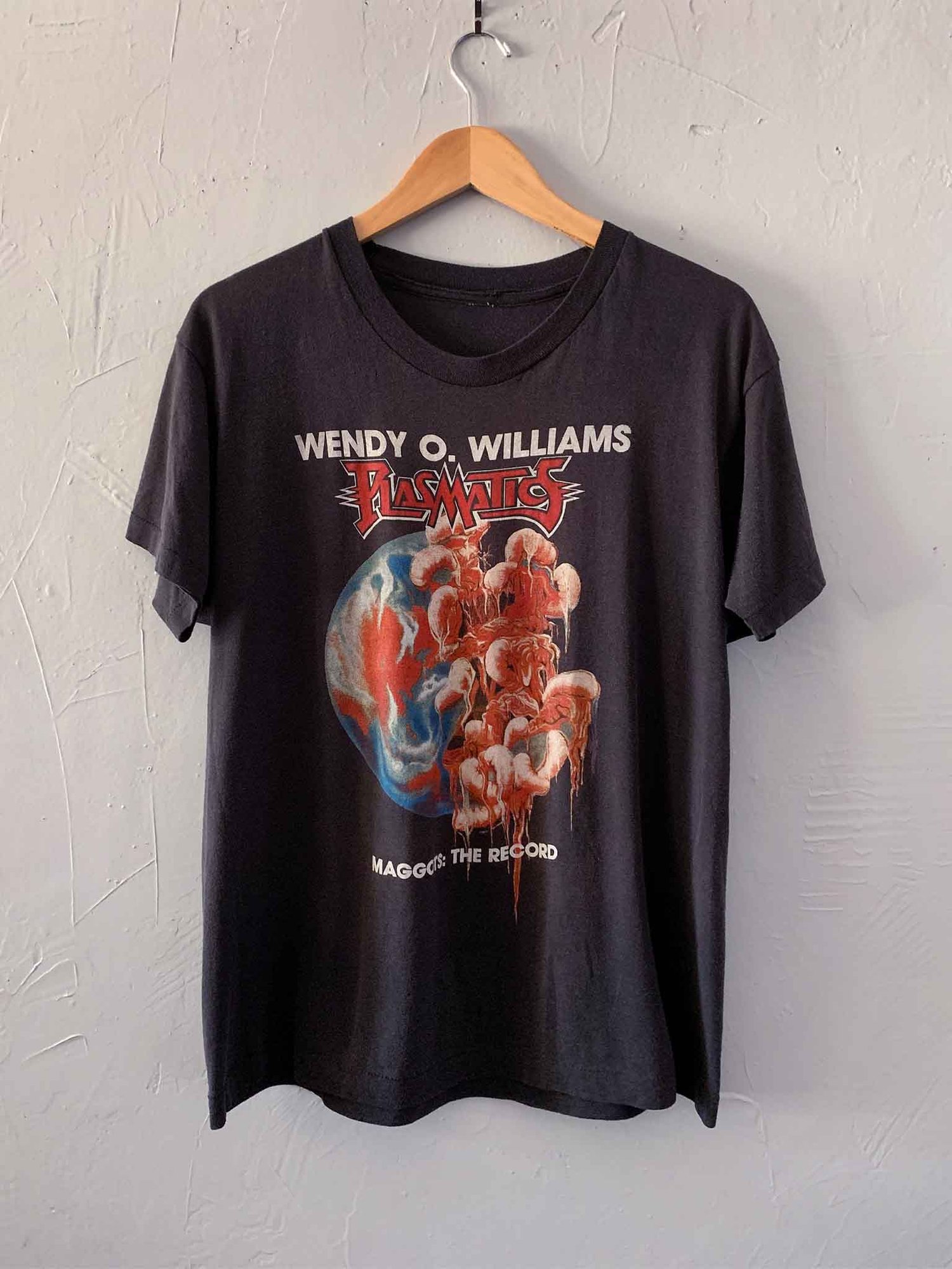 Image of Vintage Plasmatics Wendy O. Williams 1987 Tour Tee - M/L