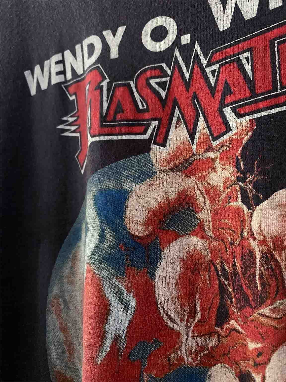 ヴィンテージパンクTシャツ+オマケPLASMATICS Vintage OG Plasmatics Tour T Shirt 1984 Coup D'etat Wendy O