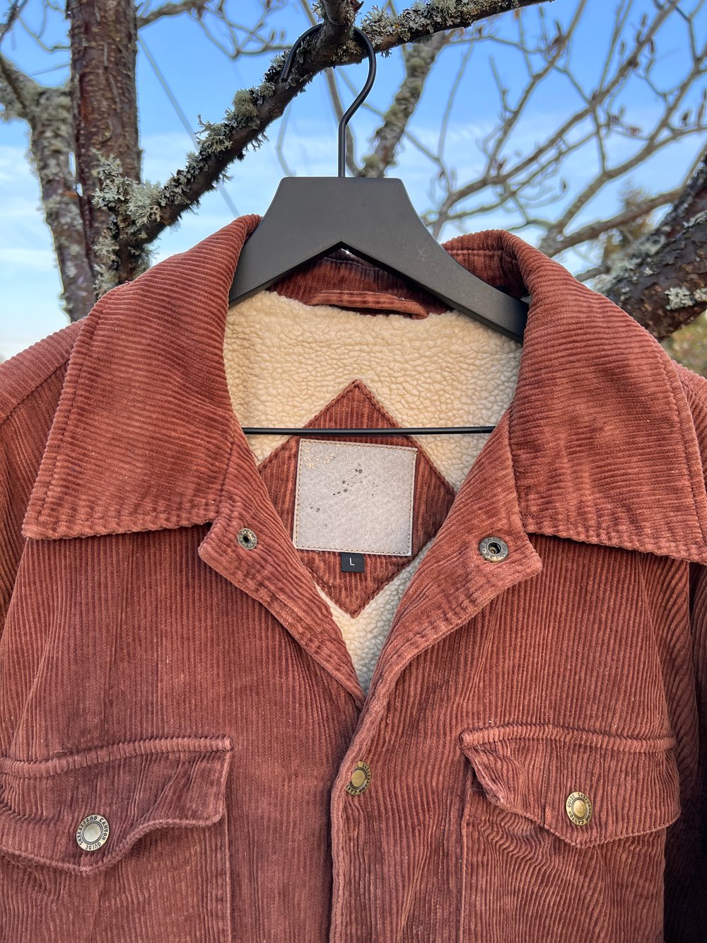 Vintage Canyon Guide Brown Corduroy and Sherpa Jacket (L)
