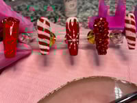 Image 2 of Red Christmas holiday candy cane 